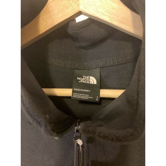 The North Face Fleece Pullover Sweater Jacket Men’s Sz L Gold Black - Picture 2 of 9